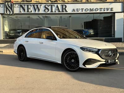 E200 AMG 2024 white x brown. . fully loaded . . zero