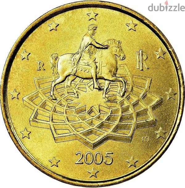 50 cent euro italy 2002 Rare Coin 0