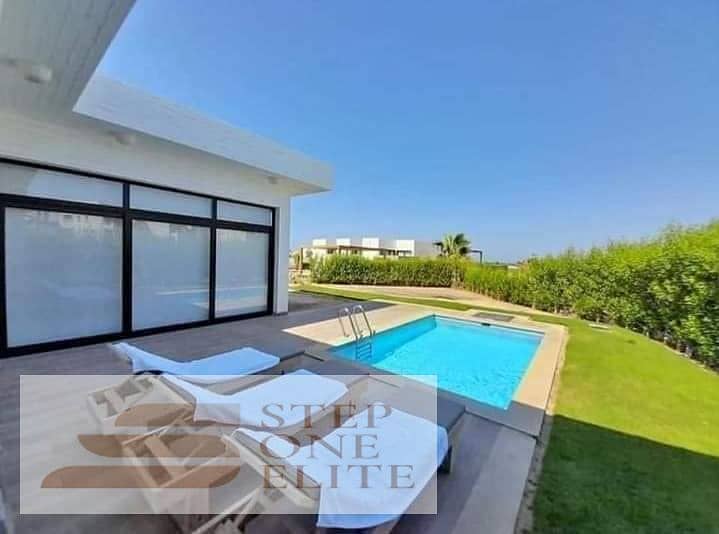 Chalet 105 sqm, fully finished, directly overlooking the sea in Hurghada 3