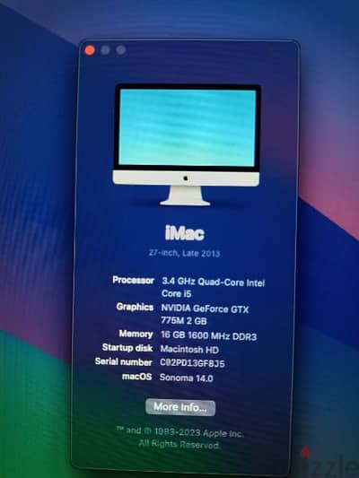 IMAC Late 2013