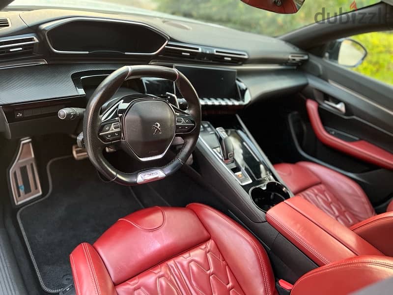 Peugeot 508 2020 getline red interior 13