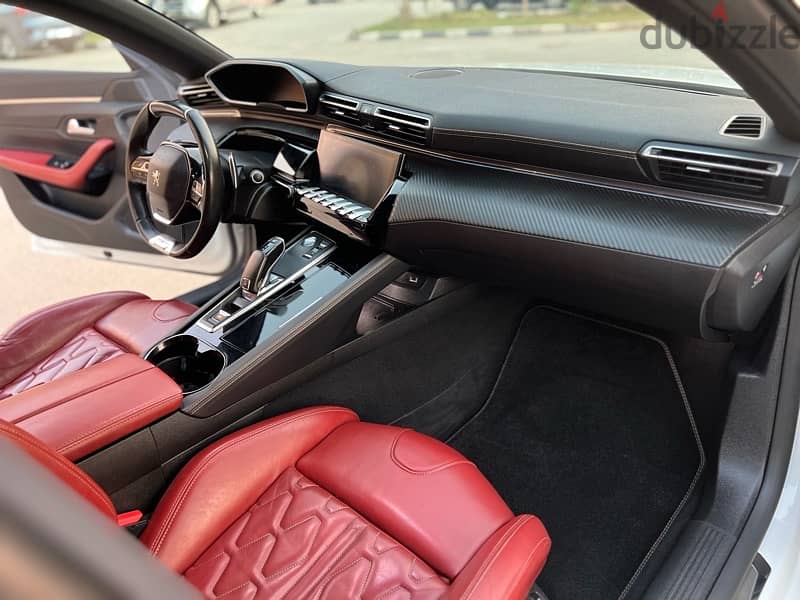 Peugeot 508 2020 getline red interior 14