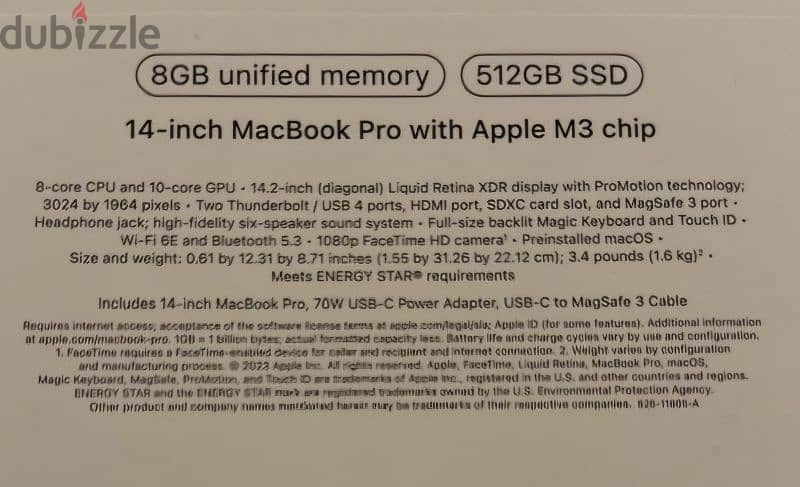 14-inch MacBook Pro with Apple M3 chip 2