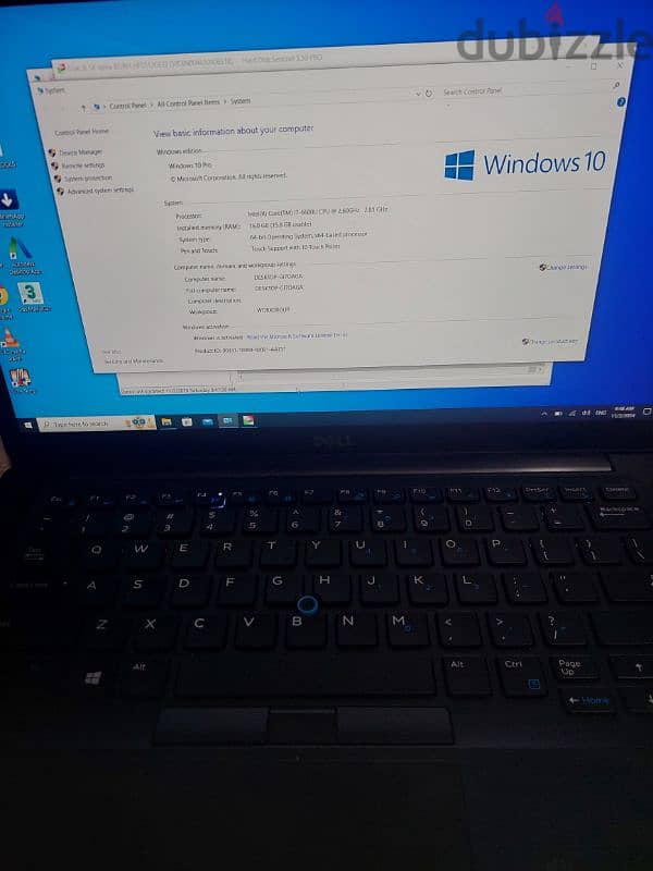 Dell core i7 touch screen with charger وارد دبي استعمال خفيف 3