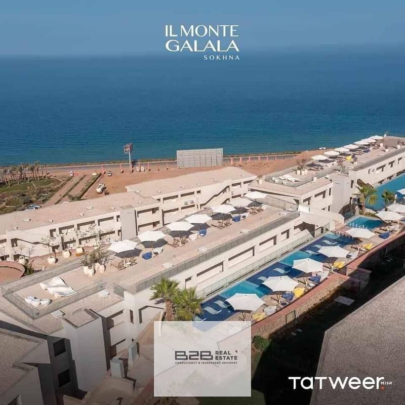 Chalet for sale, area of ​​100 square meters, in the Monte Galala project, in a prime location in Ain Sokhna 6