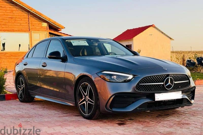 مرسيدس بنز سي 200 AMG full night packdge موديل 2022 فابريكا برا وجوه 2