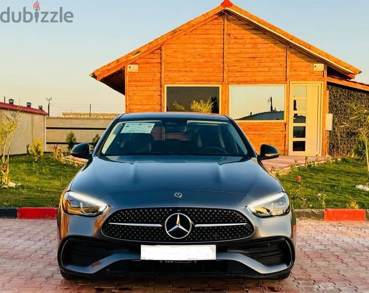 مرسيدس بنز سي 200 AMG full night packdge موديل 2022 فابريكا برا وجوه 8