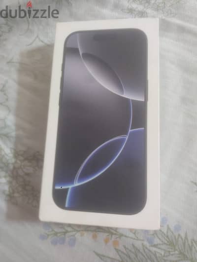 IPhone 16 Pro New Black Titanium 256 GB for 65,000 le