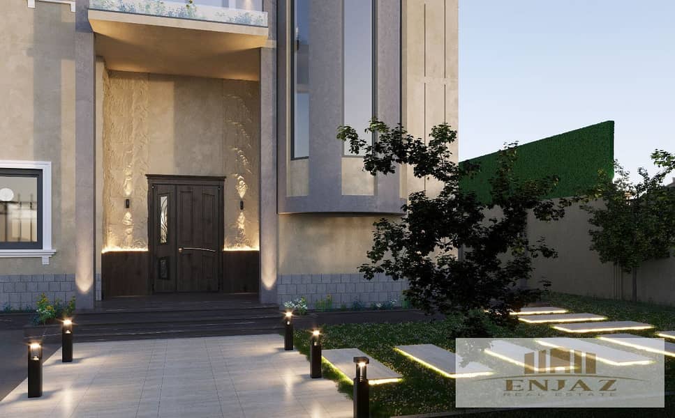 Villa for Sale in Loloet El Shorouk Compound, Shorouk City Ultra Super Lux Finish, Distinctive Garden, Area (945 sqm) 14