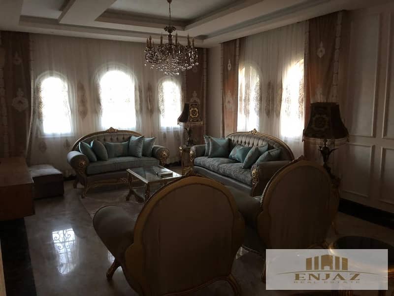 Villa for sale in Madinaty, Model D, Wide Garden, Special Finishes, Area (840 sqm) 9