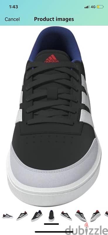 adidas mens COURTBLOCK Sneaker 41 1/3 3