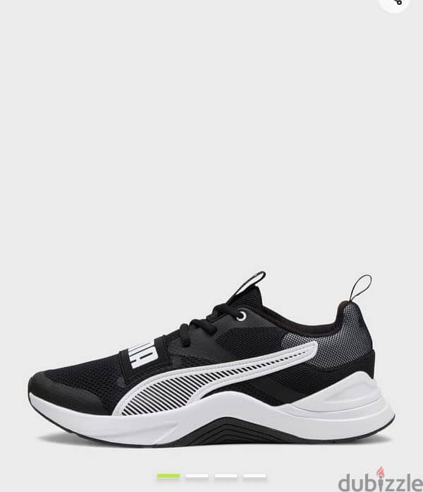 shoes puma trainning for women black and white 3