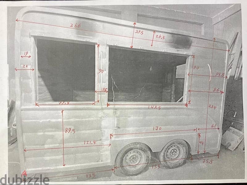 Food truck with A/C ( without Equipment ) 1