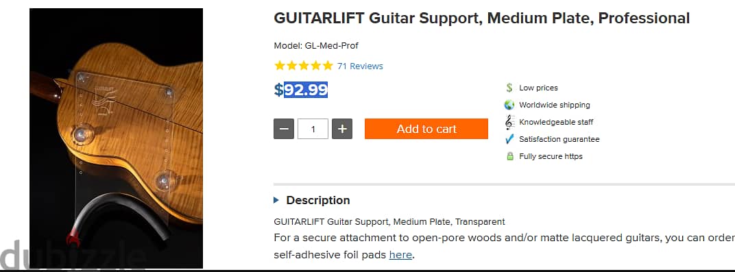 GUITARLIFT Guitar Support 4