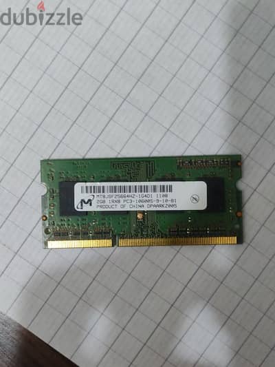 2GB DDR3 laptop ram