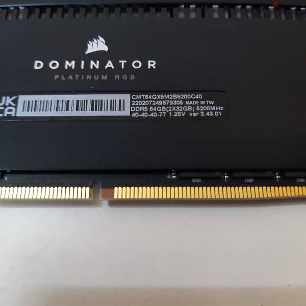 Corsair Dominator Platinum 64G DDR5 Ram 4