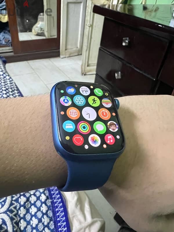 ساعة ابل ووتش الاصدار السابع بطارية 100% / apple watch series 7 2