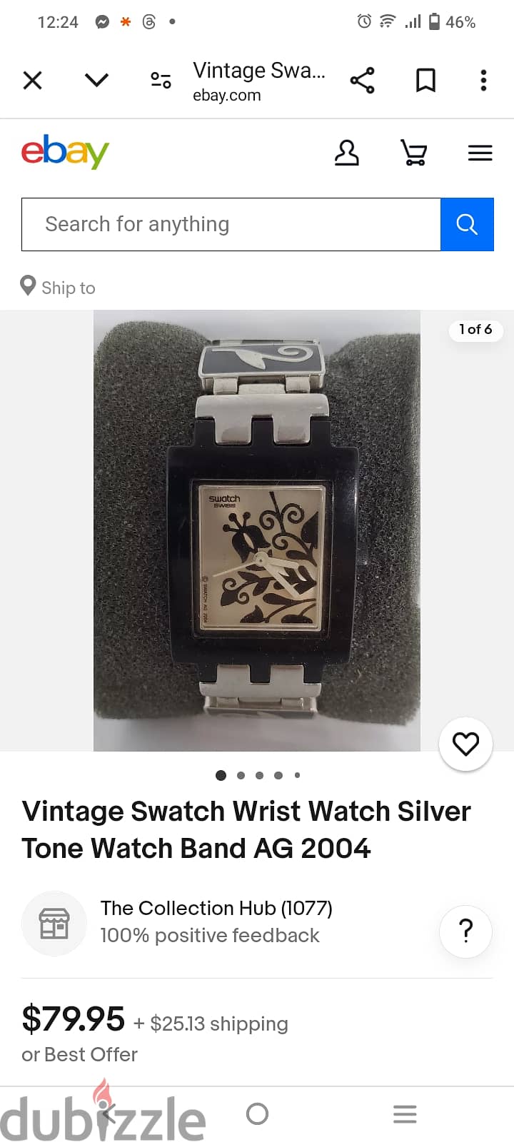 ساعة سواتش حريمي Swatch for ladies 0