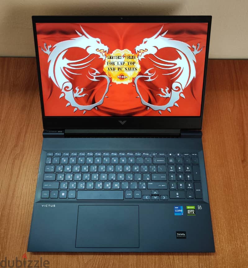 HP Victus RTX 3060 6gb i7 12700H gaming laptop 12 جيل 4