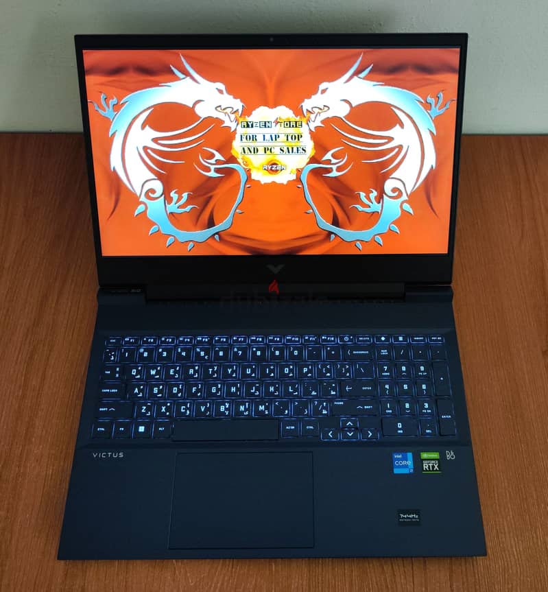 HP Victus RTX 3060 6gb i7 12700H gaming laptop 12 جيل 11