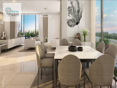 Immediately receive a fully finished two-bedroom apartment on the Cairo-Ismailia Road in a fully serviced compound in El Shorouk