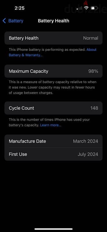 iphone 15   معاه كل حاجتو بطاريه 98 ب ٣١٠٠٠ 0