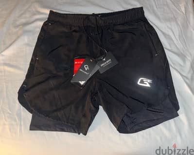 gym shorts from gorilla outifit