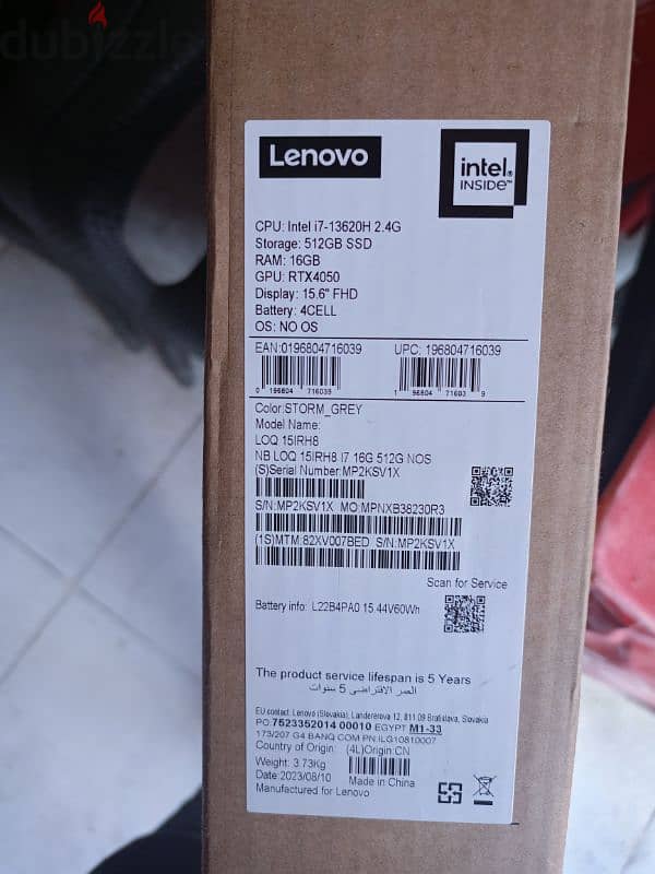 Laptop  I7 13620HX RTX 4050 4