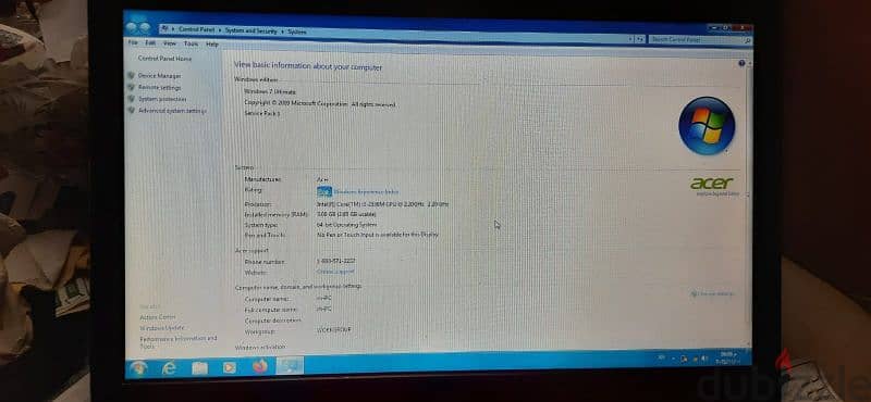 جهاز Acer بحالة ممتازة 1