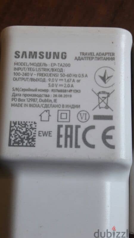 راس شاحن سامسونج اصلي samsung USB سريعه 3