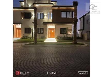 Townhouse 225 m for sale in a very prime location in Azzar 2  New Cairo in resale in installments