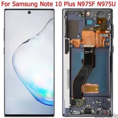 مطلوب شاشه samsung note 10 plus ولو فيها ديفوه بسيط