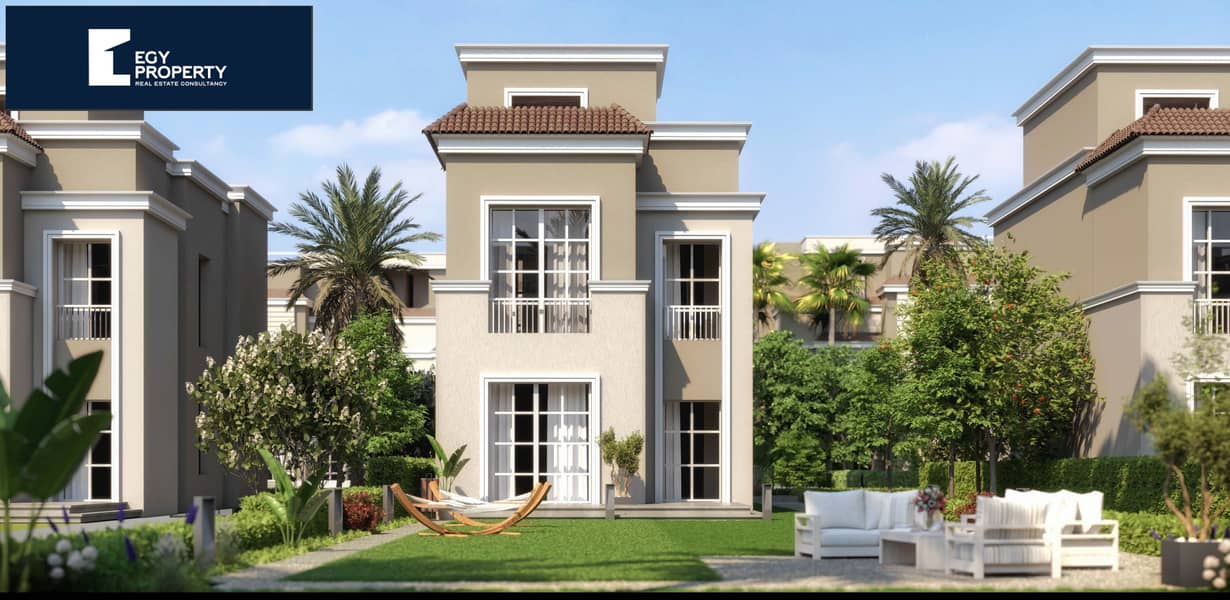 Villa in Compound Butterfly in el mostakbal city with lowest price in market installments up to 8 years 2