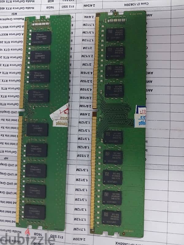 ram ddr4 32 giga قطعتين كل قطعة 16 0