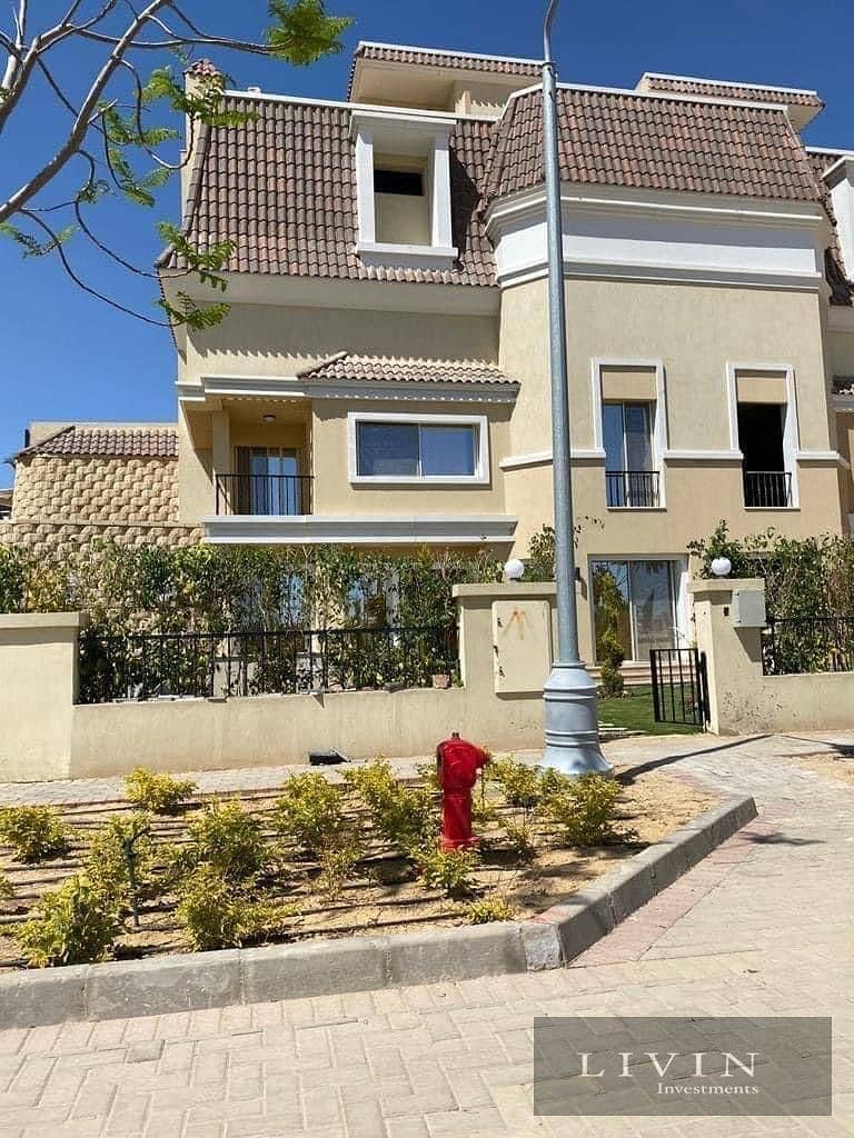 old price with 800,000 down payment villa for sale in Fifth Settlement new cairo , mostakbal city 2 floors ( 5 bedrooms ) front of madinaty compound 8