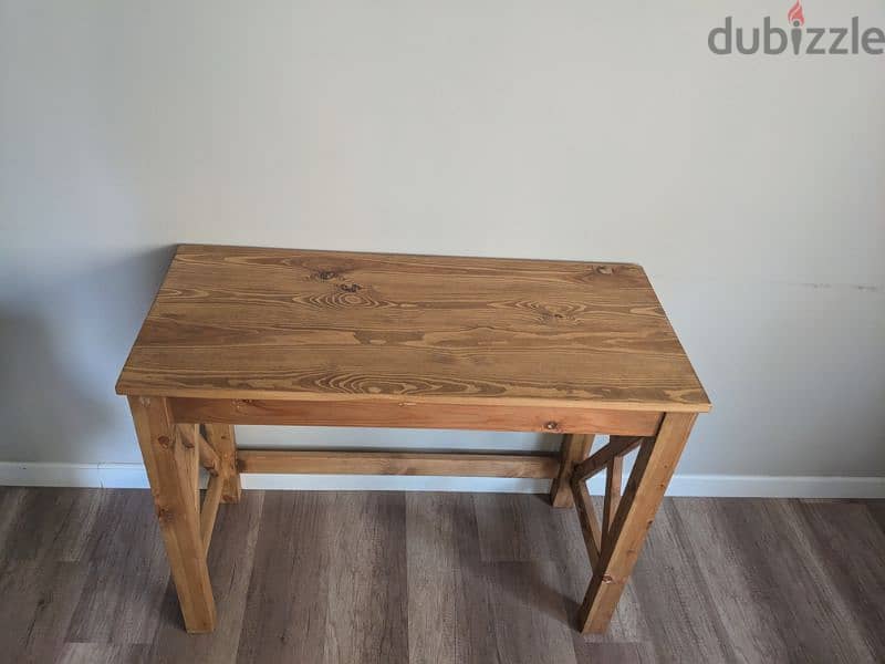 Desk, Console, pine wood مكتب، كونسول، بار، خشب: موسكي م 3