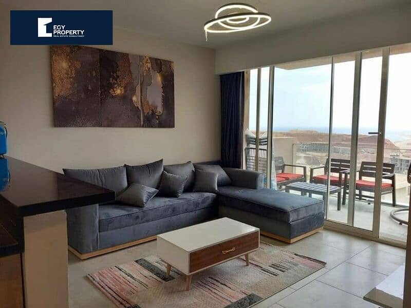 Chalet Sea view with10% discount Ready for showing in ILmonte galala with equal installments 9