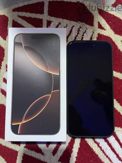 I Phone 16 Pro max 256 GB 2 SIM card