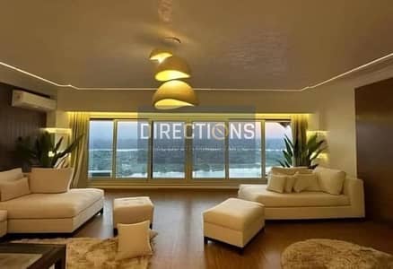 Apartment for sale on Maadi Corniche near Hilton Maadi Hotel  IN REVE DU NIL TOWERS With an open view of the Nile