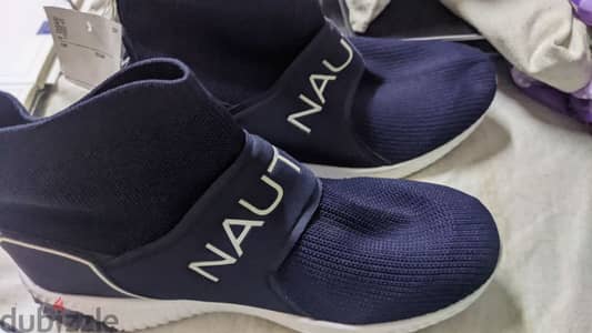 nautica navy blue half