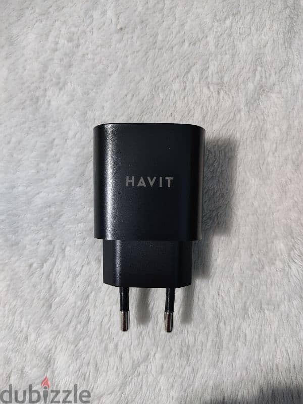 Havit 25w GAN charger + Jsaux 100w USB C cable 1