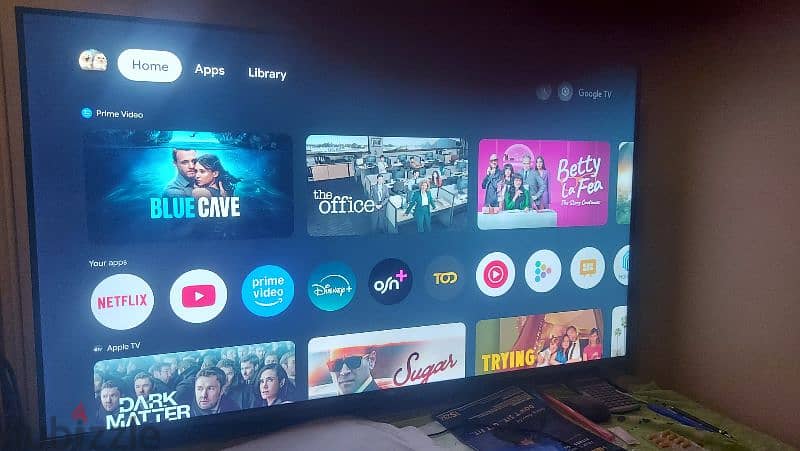 Haier Smart TV 50 inch Qled 4K like new 6