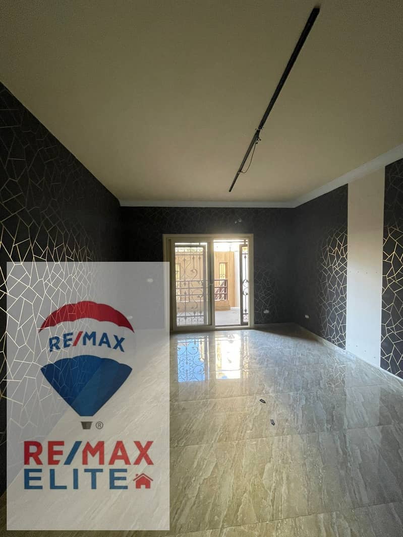 Ground floor apartment with garden for sale ready to move fully finished, in Banafseg Omarat  205m 5