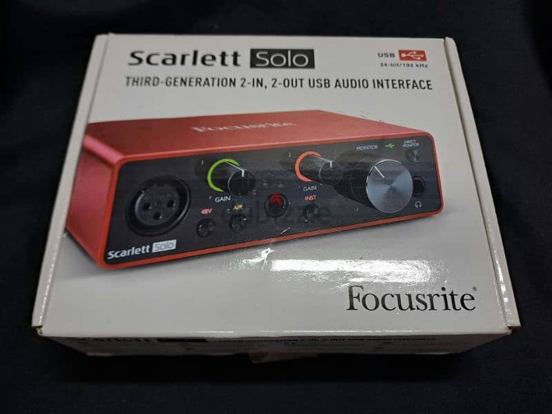 Focusrite solo 3rd gen 5