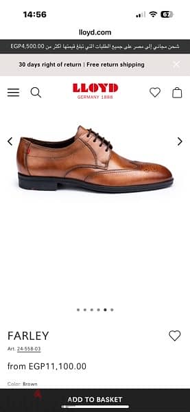 New LLOYED formal shoes 6