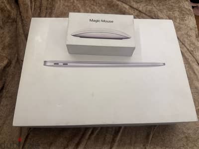 MacBook Air 2020 + Magic Mouse + Arabic Keyboard + Cover