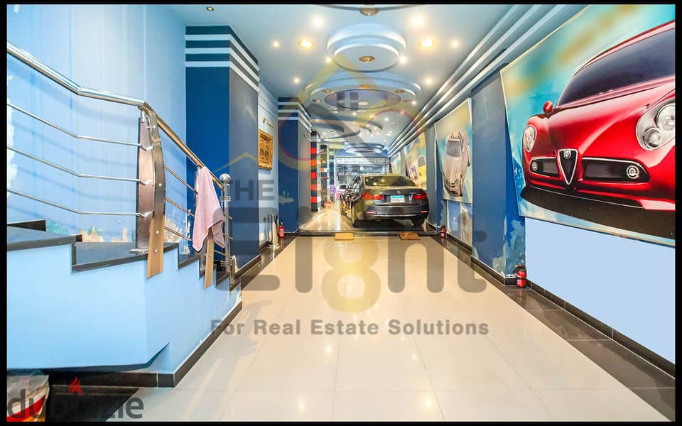 Duplex Shop for Sale 182 m + 40 m attic Sidi bishr (Hilton St. ) 3