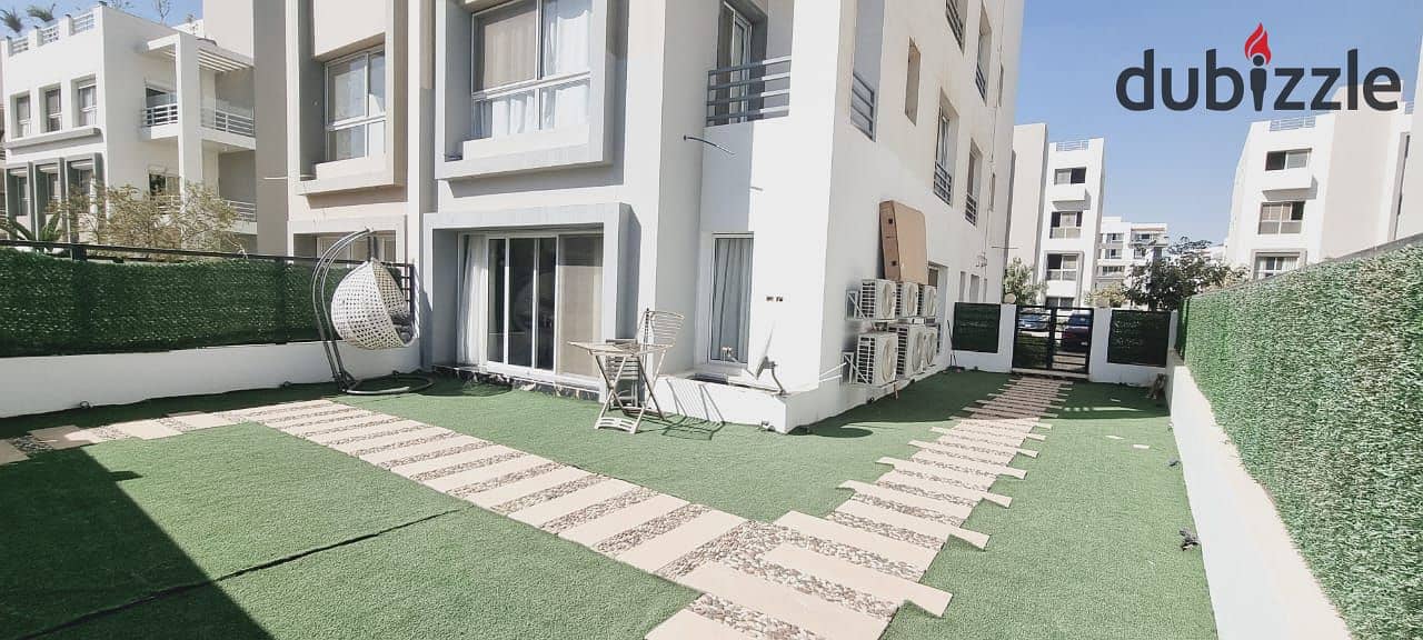 دوبلكس كورنر تشطيب خرافي فرش حديث مودرن راقي في كمبوند هايد بارك القاهرة الجديدة Duplex for rent in Hyde Park 0