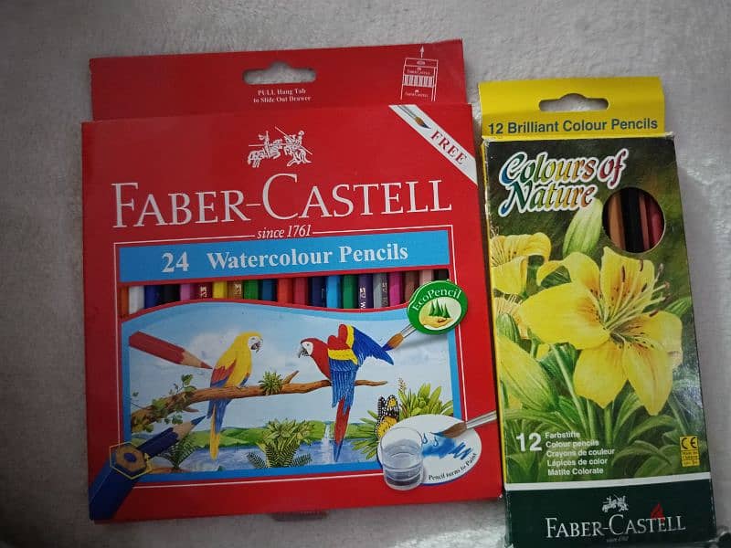 الوان faber castell فابر كاستل خشبية و زيت و سوفت باستيل 1