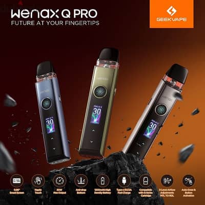 وينكس كيو برو جيك فيب جديد متبرشم لفترة محدودة Geekvape Wenax Q Pro